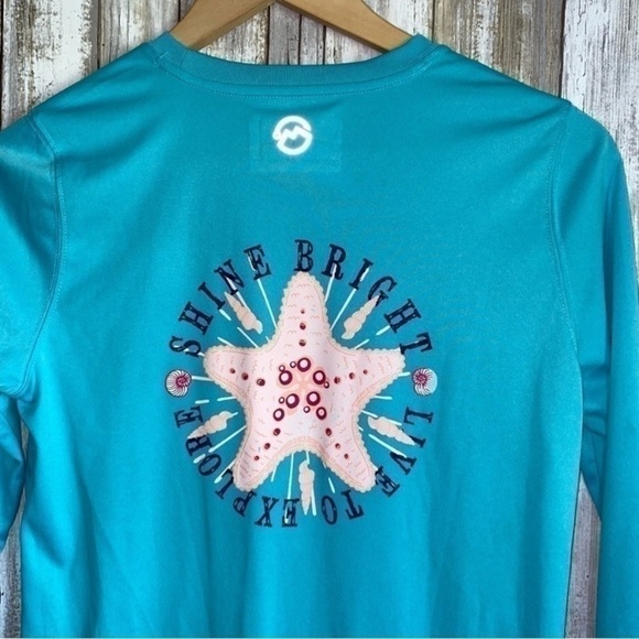 Magellan Fish Gear Blue Long Sleeve - Picture 3 of 4